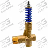 MECLINE Unloader Valve: 1/2 in Bypass Connection Size, NPT, Brass, 4,800 psi Max. Op Pressure (MPN VRT100-330). Key specifications — Bypass Connection Type: NPT; Brand: MECLINE.