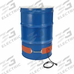 TEMPCO Drum Heater: 230V AC, 1,000 W Watts, 50°F to 425°F, Silicone Rubber, Drums, Indoor (MPN DHR00040). Key specifications — Brand: TEMPCO; Heater Material: Silicone Rubber; For Container Type: Drums; Environment: Indoor; Current Rating: 4.3 A.