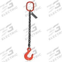 LIFT-ALL Single Leg Chain Sling: 3/4 in Chain Trade Size, 100 Chain Grade, Sling Hook, Alloy Steel (MPN 34SOSW10X6). Key specifications — Hook Type Included: Sling Hook; Brand: LIFT-ALL.