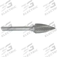 APPROVED VENDOR Carbide Bur: Pointed-End Tree, SG-13, Single Cut, 1/2" x 3/4" Head, 1/4" Shank (MPN 310-001140). Key specifications — Trade Number: SG-13; Brand: APPROVED VENDOR.