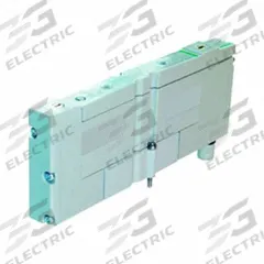 AVENTICS Solenoid Air Control Valve: Series 501, Double Solenoid, Five-Way / Three-Position, 24V DC (MPN R501A2B50MA00F1). Key specifications — attr1076171: Exhaust; attr1076229: 24V DC; attr1076217: Solenoid Air Control Valve; attr1076167: R501A2B50MA00F1; attr1076180: Plug-In; attr1076194: Double; attr1076197: Remote Pilot; attr1076210: Non-Locking.