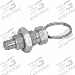 JW WINCO Indexing Plungers with Pull Ring: Steel Body w/ SS Plunger, M6 Thread (MPN 717-3-M6-AK-ST). Key specifications — Brand: JW WINCO.