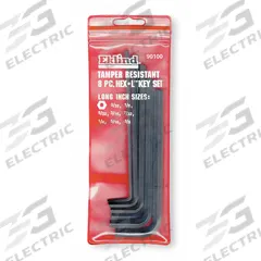 EKLIND Hex Key Set: 6 - 10 Pieces, Hex-L Long, L, SAE, Std End, Long, 8 Pieces, Pouch, Black Oxide (MPN 90100). Key specifications — attr1205553: Not Tether Capable; attr1205554: EKLIND; attr1205568: Black Oxide; attr1293176: 6 - 10 Pieces.