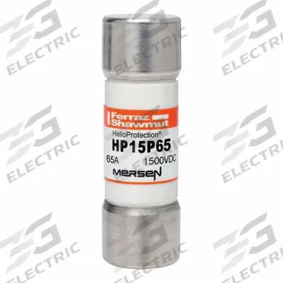 MERSEN Solar Fuse: HP15P Series, Gen Purpose, 65 A - Fast-Acting Cylindrical Fuses