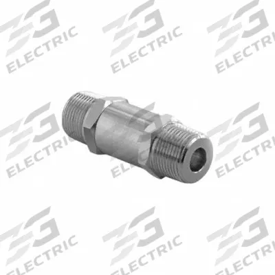 HAM-LET Check Valve: For Air/Chemicals/Gas/Water Media, Poppet, Inline Valve Body - Stainless Steel Instrumentation Poppet Check Valves