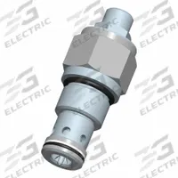 BUCHER HYDRAULICS Cartridge Valve: Screw-In, Screwdriver Adjustment, C12-20 Valve Cavity Size, RVPP (MPN RVPP-12-N-S-0-50). Key specifications — attr1012059: RVPP-12-N-S-0-50; attr1250696: RVPP; attr1011660: Nitrile; attr1011632: Screwdriver; attr1011635: BUCHER HYDRAULICS; attr1011636: Steel; attr1011644: C12-20.