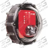 SAFETY TECHNOLOGY INTERNATIONAL Universal Stopper Cover: Polycarbonate, 7 3/4 in Overall Dp (MPN STI-1229). Key specifications — Manufacturer Part Number: STI-1229; Brand: SAFETY TECHNOLOGY INTERNATIONAL; Color: Clear; For Location: Outdoor; For Use With: Strobes; IP Rating: NEMA 4X; Includes: Mounting Hardware; Mounting Location: Wall Mount.