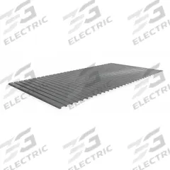 TENNSCO Decking: 96 in x 48 in x 9/16 in, 22 ga Decking, Steel, 4,150 lb Load Capacity (MPN BSD-9648). Key specifications — Decking Material: Steel; Frame Finish: Powder Coated; Color: Industrial Gray; Includes: (8) Panels; Brand: TENNSCO.