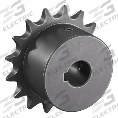 TRITAN Roller Chain Sprocket: 06B, For 3/8 in Chain Pitch, 12 mm Bore Dia, 16 Teeth - Size 06B Fixed-Bore Roller Chain Sprockets