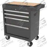 WESTWARD Rolling Tool Cabinet: Black / Black Drawer, 34 5/16 in W x 19 1/2 in D x 33 5/16 in H (MPN 31CE51). Key specifications — Brand: WESTWARD.