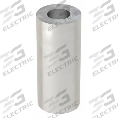 APPROVED VENDOR Spacer: #10 Screw Size, 1/2 in Overall Lg, Round, Aluminum, Plain, Aluminum - Aluminum Spacers