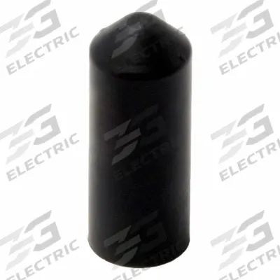 ELECTRIDUCT Heat Shrink End Caps: 100 Pk, 0.39 in I.D. Before Shrinking, 3:1, 1.34 in Lg