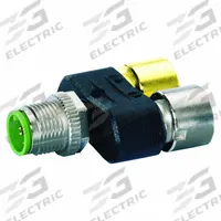 MURRELEKTRONIK T-Coupler: M12 Male Straight, 5 Pole to (2) M12 Female Straight, 5 Pole, T-Style (MPN 7000-41191-0000000). Key specifications — Connector Style: T-Style; IP Rating: IP67; Convert From: M12 Male Straight, 5 Pole; Convert To: (2) M12 Female Straight, 5 Pole; Brand: MURRELEKTRONIK.