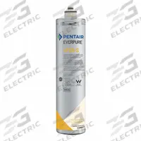 EVERPURE Quick-Connect Water Filter: 5 micron, 2.5 gpm, 14 1/2 in Overall Ht, 15,000 gal, 6 PK (MPN EV969337). Key specifications — Brand: EVERPURE; Reduces: Chlorine Odor; Filter Media: Carbon.