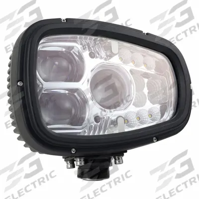 GROTE Head Lamp Assembly: Snowplow Light, LED, Heated, High Beam/Low Beam, Swivel - Heated Headlights