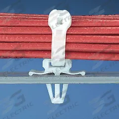 PANDUIT Arrowhead Mount with Wings: 0.2 in Slot Wd, 0.06 in Slot Ht, Natural, 0.37 in Wd, 100 PK (MPN PWMS-H25-C). Key specifications — For Use With: Miniature, Intermediate and Standard Cable Ties; Size: 0.71 in L x 0.37 in W x 0.62 in H; Color: Natural; Brand: PANDUIT.