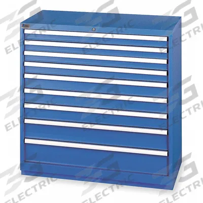 LISTA Modular Drawer Cabinet: 40 1/4 in x 22 1/2 in x 41 3/4 in, 9 Drawers, 117 Compartments - Lista Modular Drawer Cabinets