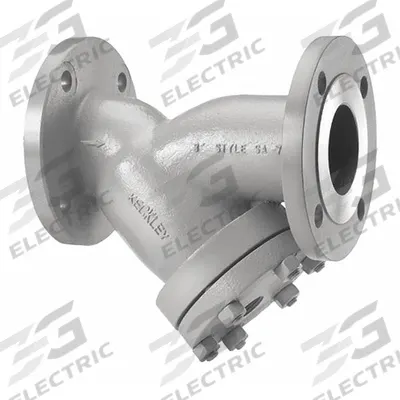KECKLEY Y Strainer: 1 1/4 in, Flanged, Mesh, 0.0469 in Screen Size, Carbon Steel - Carbon Steel Y Strainers