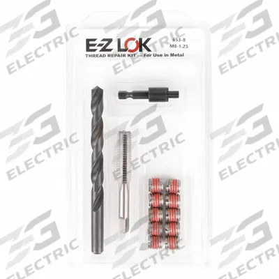 APPROVED VENDOR Self Locking Thread Insert: Std Wall, M8-1.25 Int Thrd Sz - Self-Locking Insert & Installation Tool Kits
