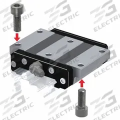THK Linear Guide Carriage: For 69 mm Rail Wd, Ball, HRW Wide Rail Guide, 31 mm Carriage Ht (MPN HRW35CA1SSC1). Key specifications — Carriage Material: Carbon Steel; Roller Material: Carbon Steel; Size: 35; Brand: THK; Features: Light Preload; Type: HRW Wide Rail Guide.