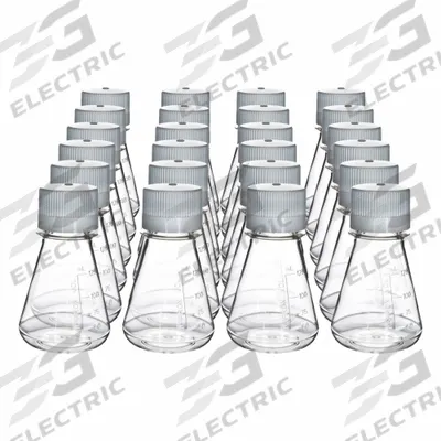 APPROVED VENDOR Erlenmeyer Flask: Erlenmeyer, PETG, 125 mL, 4.23 fl oz - Plastic Erlenmeyer Flasks