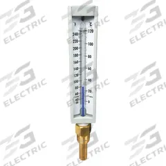 APPROVED VENDOR Compact Industrial Thermometer: 30°F to 240°F /0°C to 120°C, +/-1% Accuracy (MPN 4PRU1). Key specifications — Thermometer Thread Type: NPT; Accuracy: +/-1%; Brand: APPROVED VENDOR.
