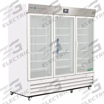 AMERICAN BIOTECH SUPPLY Lab Refrigerator: 72 cu ft, Upright, 2°C to 7°C, 34 in Overall Dp - Pharmacy & Vaccine Refrigerators