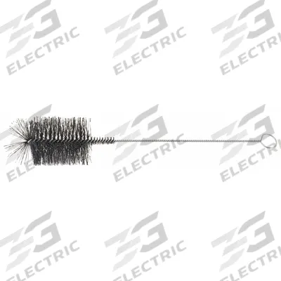 TANIS Babcock Milk Bottle Brush: 9 in Overall Lg, Polyester, Black - Lab Brushes