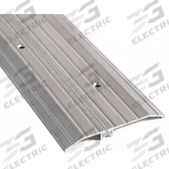 NATIONAL GUARD Door Threshold: Saddle, Aluminum, 4 ft Lg (MPN 8425-48). Key specifications — Brand: NATIONAL GUARD; Transition Type: Fluted.