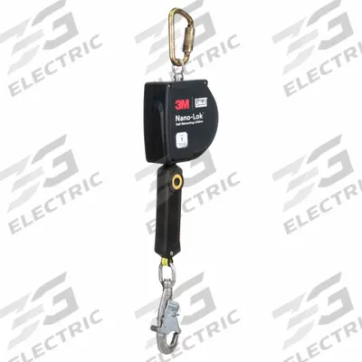 DBI-SALA Self Retracting Lifeline: Steel Carabiner Anchor - Mounted SRLs