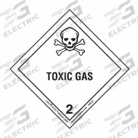 LABELMASTER DOT Container Label: Toxic Gas, 3 15/16 in x 3 15/16 in, 3 15/16 in Label Ht, Paper (MPN HML25). Key specifications — Brand: LABELMASTER; Message: Toxic Gas.