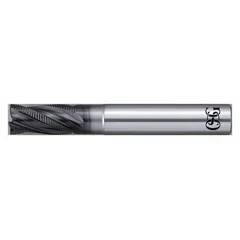 OSG Roughing End Mill: Carbide, WXL Coated, 4 Flute, 1/4" Mill Dia, 1/2" LOC, 0.02" Chf, 2-1/2" OAL (MPN 38150111)