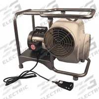 AIR SYSTEMS INTERNATIONAL Confined Space Blower: 115 V AC, 8 in Duct Dia, 3/4 hp Horsepower, Gray (MPN SVB-E8). Key specifications — Brand: AIR SYSTEMS INTERNATIONAL; Includes: GFI Power Cord; Operating Voltage: 115 V AC.
