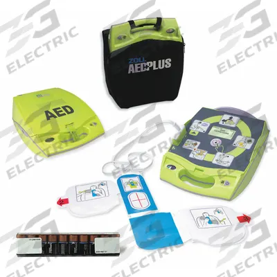ZOLL Defibrillator: AED Plus, Soft Case, Semi-Auto Mode - Zoll AEDs