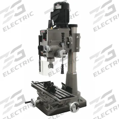 JET Mill Drill: JMD-45GHPF, Gear Drive, 1 1/2 hp, 115/230V - Gear-Drive Mill Drills with Power Downfeed