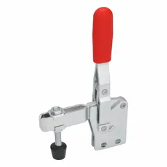 JW WINCO Vertical Acting Toggle Clamp: Vertical Handle, Flange Base Mounting, 73 mm Arm Lg, Rubber (MPN 810.1-230-BC). Key specifications — attr668198: JW WINCO.