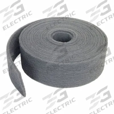 NORTON Non-Woven Roll: 6 in W x 30 ft L, Silicon Carbide, Very Fine, Gray, Bear-Tex 851 - Blending & Finishing Rolls for All Metals
