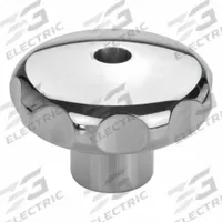 JW WINCO Stainless Steel Hand Knobs; Stainless Steel Star Knobs: Fluted, Stainless Steel, M10 Thread (MPN 5335-60-M10-D-PL). Key specifications — Brand: JW WINCO; Finish: Polished.
