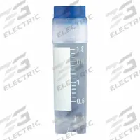 APPROVED VENDOR Plastic Vials: Cryogenic, Polypropylene, 2 mL, Blue, Sterile, Colorless, Round (MPN 3012B). Key specifications — Self-Standing: Self-Standing; Closure Color: Blue; Brand: APPROVED VENDOR; Vial Type: Cryogenic; Body Color: Colorless; Includes Closure: Yes; Bottom Shape: Round; Thread Location: External.