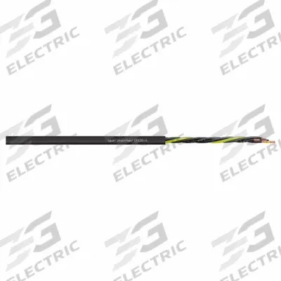 CHAINFLEX Control Cable: 17 AWG Conductor Size, 4 Conductors, PVC, Order by the Foot - Continuous Flexing Exposed Run Tray Cables