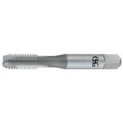 OSG Spiral Point Tap: 5/16"-18 UNC, 2B+, 2 Flute, Plug Chamfer, Black Oxide High Speed Steel (MPN 1590801). Key specifications — attr1299616: 2B+.