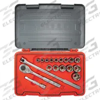 PROTO Socket Set: 1/2 in Drive, 18 Piece, SAE, 3/8 in to 11/16 in (MPN J54118S). Key specifications — attr1224269: 1/2 in; attr1204650: 3/8 in to 11/16 in; attr1204673: Socket Bits Not Included; attr1204688: PROTO; attr1206170: Standard Sockets.