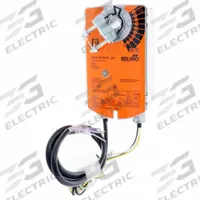 Actuator: Fire and Smoke Dampers, Floating Point, Spring Return, 30 in-lb, 120V AC, NEMA 1 / IP30 (MPN FSLF120-S-FC). Key specifications — Manufacturer Part Number: FSLF120-S-FC; Shaft Rotation: CW/CCW; Plenum Rating: Plenum Rated; Power Rating: 4W; Input Voltage: 120V AC; Brand: BELIMO; For Use With Building Automation Systems: Building Automation System Compatible; Electrical Connection Type: Hardwired.
