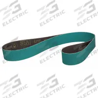 3M Sanding Belt: 2 1/2 in W x 60 in L, Zirconia Alumina, 60 Grit, YF Wt Polyester Backing, 577F (MPN 7010299047). Key specifications — attr556092: 3M; attr556103: 577F.