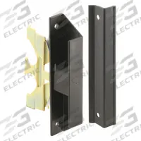 PRIME-LINE Latch and Pull: Sliding Handle and Latch Kit, 4 1/4 in Overall Ht, 4 1/4 in Overall Lg (MPN A 220). Key specifications — Brand: PRIME-LINE; Finish: Unfinished; Product Type: Sliding Handle and Latch Kit; Color: Black.