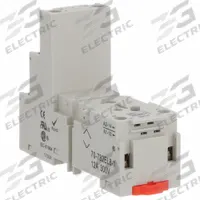 SCHNEIDER Relay Socket: 12 A Rating, DIN-Rail Socket Mounting, 8 Pins, K Socket, Std, Finger Safe (MPN 70-782EL8-1). Key specifications — Brand: SCHNEIDER.