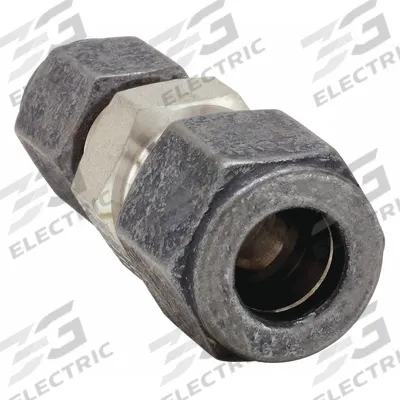 PARKER Compression Fitting Union: 3/8 in OD x 1/4 in OD Fitting Size - Single-Ferrule Stainless Steel Fittings
