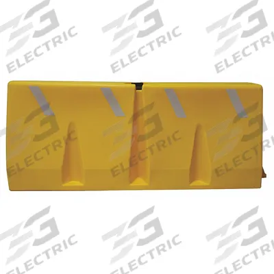 APPROVED VENDOR Traffic Barrier: 24 in Overall Ht, 62 1/4 in x 24 in, Diamond, Reflective - Jersey Barriers