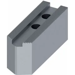 ABBOTT Lathe Jaw: Pointed, Serrated, Steel, For 6 in Chuck, 2 in Ht, 3 PK (MPN KTT6S1). Key specifications — Brand: ABBOTT WORKHOLDING PRODUCTS; Mounting Bolt Size: M10.