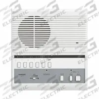 AIPHONE Audio Intercom Station: LEF Series, 12V DC, LEF-5, Primary. Key specifications — Mounting Style: Surface Mount; Compatible with Series: LEF Series; For Location: Indoor; Includes: Master Station.